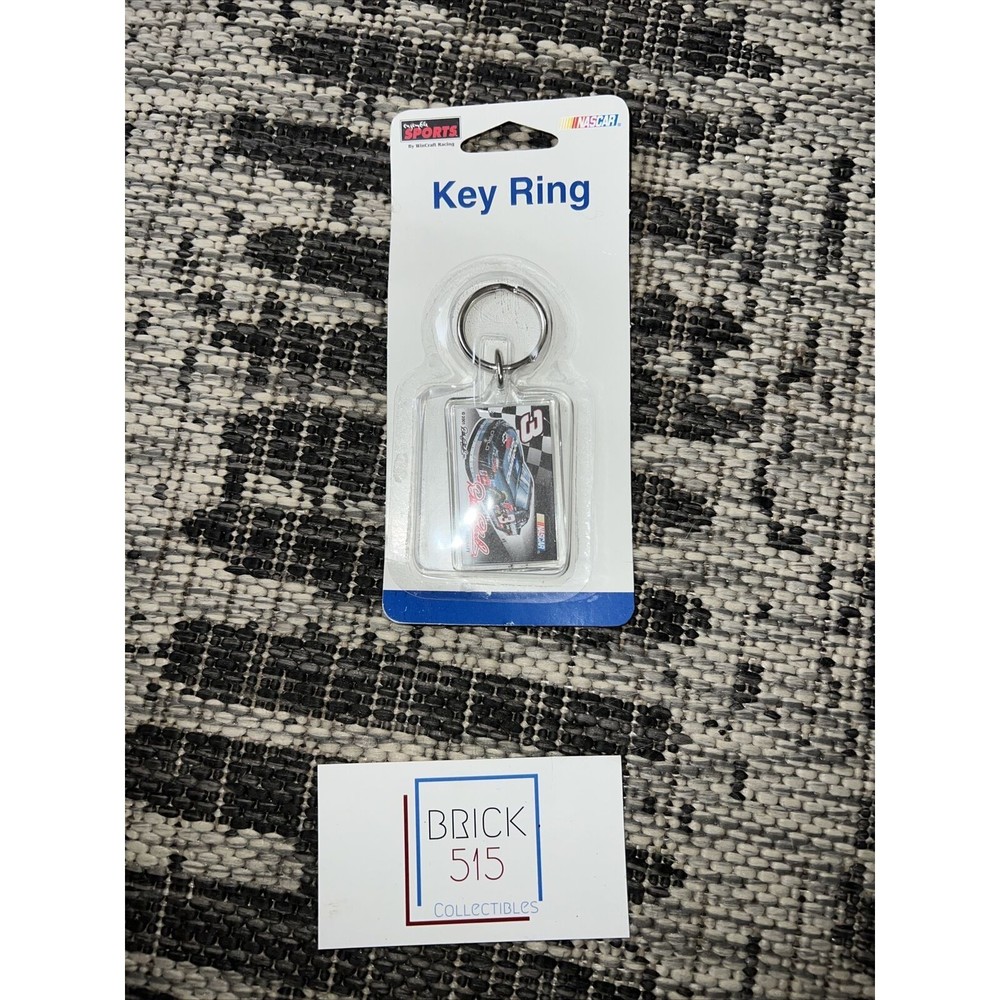 Vintage Dale Earnhardt Sr. Key Chain Nascar 2001 *RARE* OPENED BOX